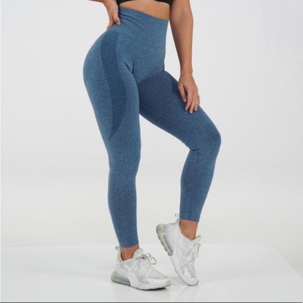 NVGTN Blue Slate Contour Leggings